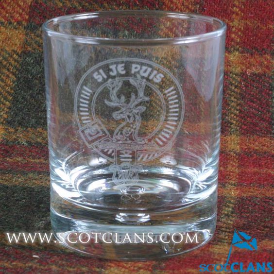 Clan Crest Whisky Glass